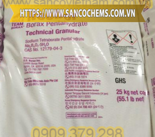 BÁN HÓA CHẤT BORAX 99.5% – NA2B4O7.10H2O