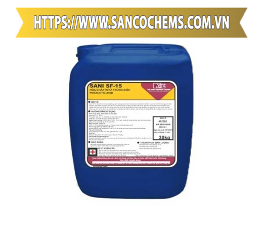 HÓA CHẤT KHỬ TRÙNG GỐC PERACETIC ACID – SANI SF-15