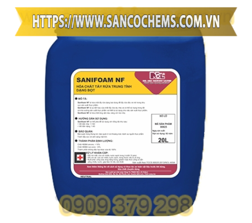 HÓA CHẤT DIỆT KHUẨN TRUNG TÍNH DẠNG BỌT – HOSANIFOAM NF