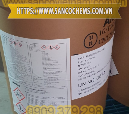 Hóa chất Para Phenylene Diamine (PPD), Đá Para Phenylene Diamine (PPD)