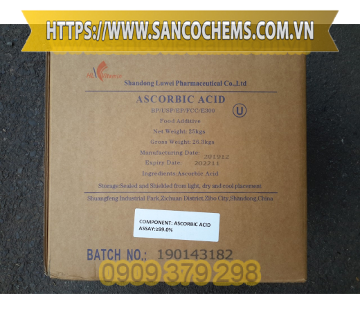 Phụ gia thực phẩm Vitamin C_ Ascorbic Acid