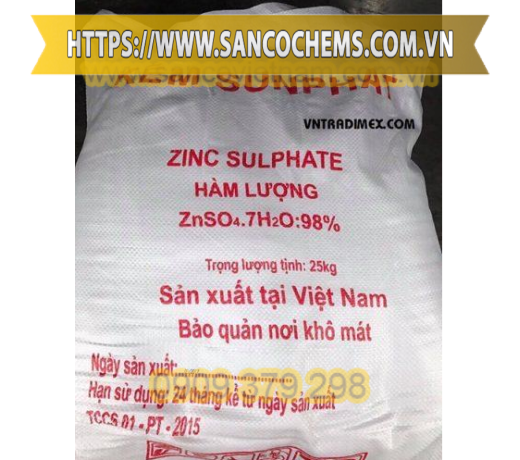 KẼM SUNPHAT – ZNSO4.7H20 – PHÂN BÓN CUNG CẤP VI LƯỢNG