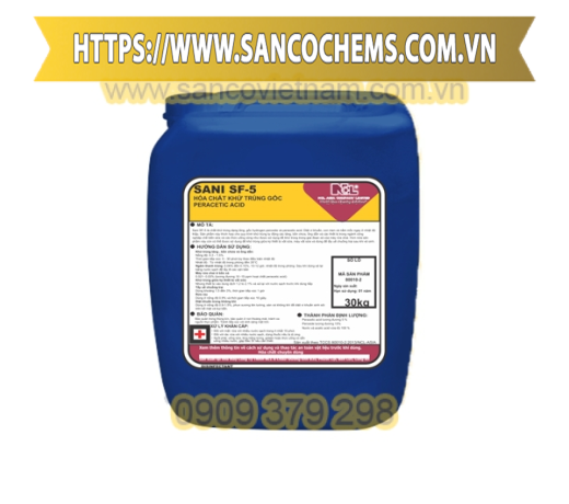 HÓA CHẤT KHỬ TRÙNG GỐC PERACETIC ACID – SANI SF-5