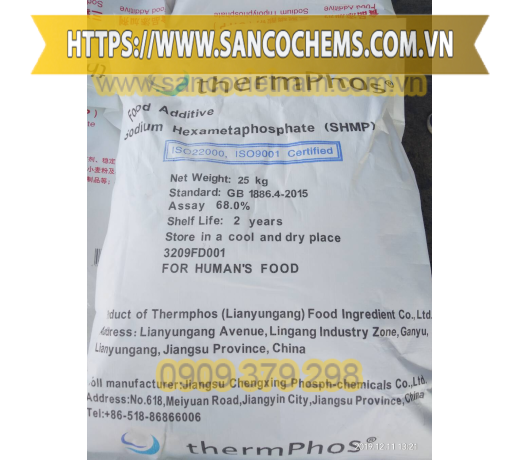 HÓA CHẤT SHMP | SODIUM HEXAMETAPHOSPHATE | NATRI HEXAMETAPHOSPHATE