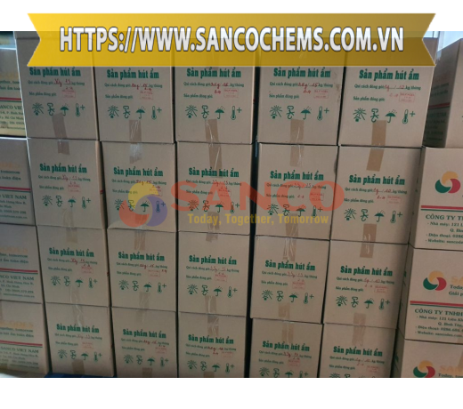 Gói hút ẩm Clay 100g vải không dệt